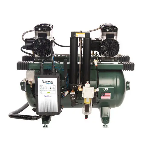 Ramvac 3 Compressor with Sound Shield and Aeras Intel, C3-12SS - Ramvac Compressors with Aeras Intel, Ramvac 3 Compressor with Sound Shield, C3-12SS - Image 1