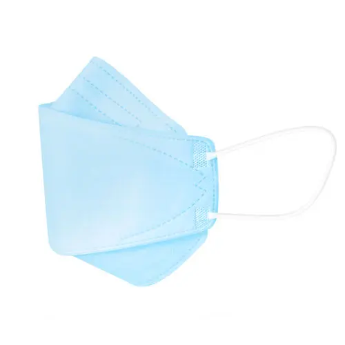 Medicom SafeMask Curve ASTM Level 3 Earloop Face Mask, Blue, 25/Box, 220115 thumbnail 4