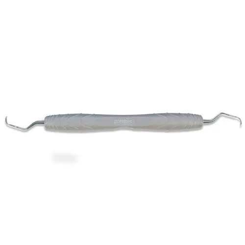 PremierAir Titanium Implant Scaler, Langer 3/4, Double-Ended, Gray Resin Handle, 9061462 thumbnail 3
