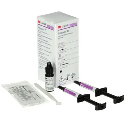 Transbond XT Light Cure Adhesive Syringe Kit, 2 x 4g Syringes with Primer and Accessories, SOC712-035 - Transbond XT Light Cure Adhesive Syringe Kit - Image 1