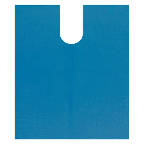 Euronda Blue Lagoon Disposable Patient Bibs, 20" x 24", 150/Pkg, 22030010 - 150/Pkg, Blue Lagoon, 20' X 24", 22030010 - Image 1