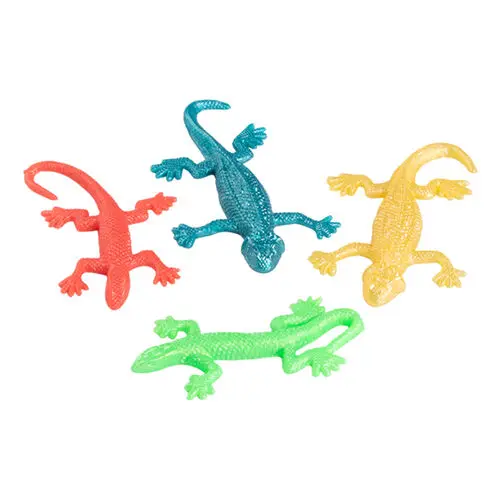 Sherman Specialty Stretch Lizards, 4" Assorted Colors, Pack of 12, JV599 thumbnail 2