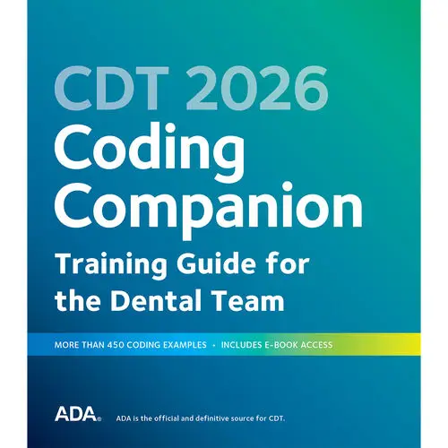 CDT 2026 Coding Companion: Training Guide for the Dental Team, Spiral-Bound, 432 Pages, J456BT thumbnail 2