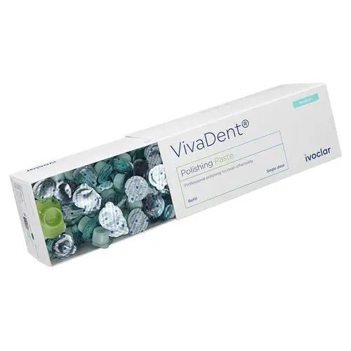 Ivoclar Vivadent VivaDent Polishing Paste, Medium Grit, Fluoride-Free, Unflavored, 1.8g Unit Dose Cups, 200/Box, 760119 thumbnail 7