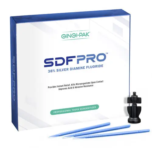 Gingi-Pak SDF Pro 38% Silver Diamine Fluoride Solution Unit Dose Kit, 30 x 0.1 mL Unit Doses + 50 Micro Applicator Tips, 73013 thumbnail 9