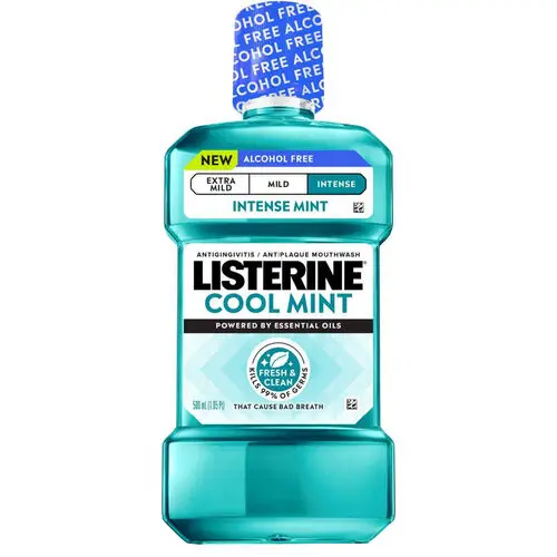 Listerine Cool Mint Alcohol Free Intense Mint Mouthwash, 312547202633 - Listerine Cool Mint Alcohol Free Intense Mint, 312547202633 - Image 1