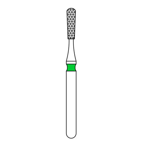 Priva Rotary Instruments Diamond Bur 830L-014C, FG, Coarse, Green, Pear, 1.4 mm Head Diameter, 5/Pkg thumbnail 2