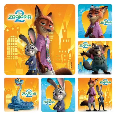 Disney Zootopia 2 Assorted Stickers, 2.5" x 2.5", 100/Roll, PS811 thumbnail 4