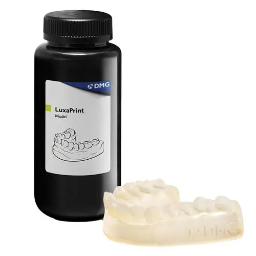 LuxaPrint Model 3D Printer Resin, 385/405nm, 500g Bottle, Transparent, 171268 - LuxaPrint Model, 385/405nm, 500gm Bottle, Transparent, 171268 - Image 1