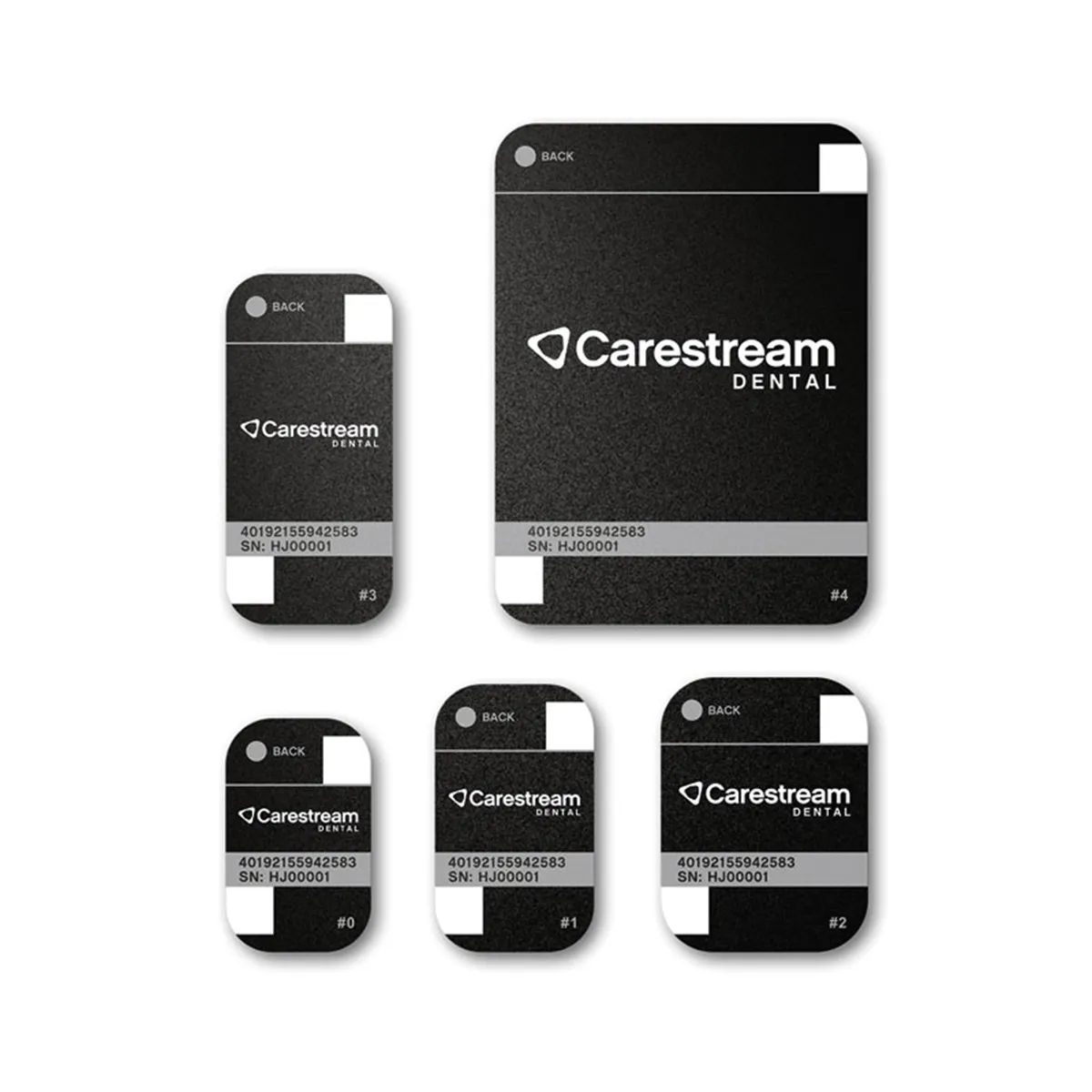 Carestream Dental CS 7600 Smart Plate Size 1 V2, 4/Pkg, 5942537 - CS7600 Smart Plate Size 1 V2 - (4) - Image 1