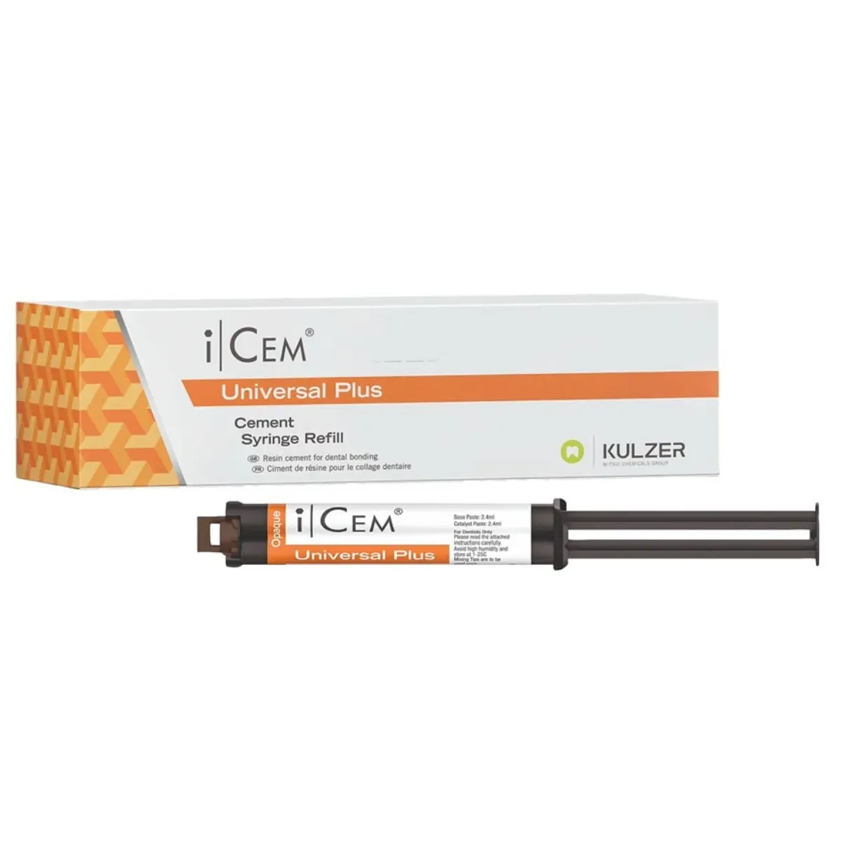 iCEM Universal Plus Resin Cement Syringe Refill, Opaque, 9g (4.8 mL), 66101217 thumbnail 12