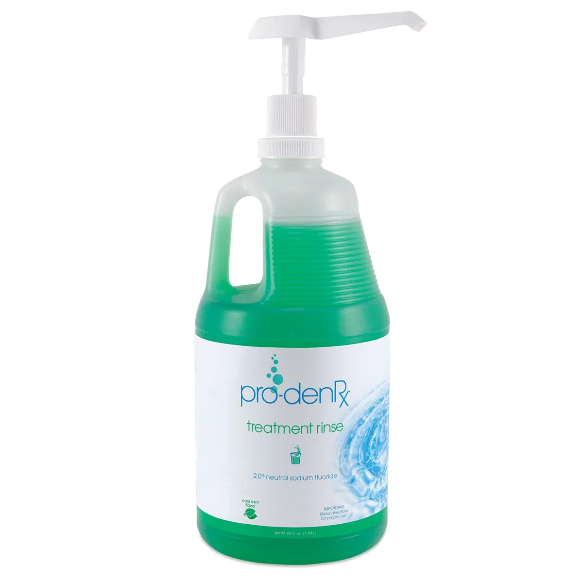 Pro-DenRx 2% Neutral Sodium Fluoride Rinse, Mint, 64 oz Pump Bottle, 2037MTDT thumbnail 6
