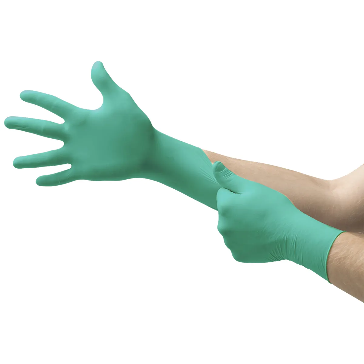 Microflex Neogard Touch 73-737 Neoprene Exam Gloves, Powder Free, Latex Free, Textured, Medium, Green, 200/Box, 73737080 thumbnail 9