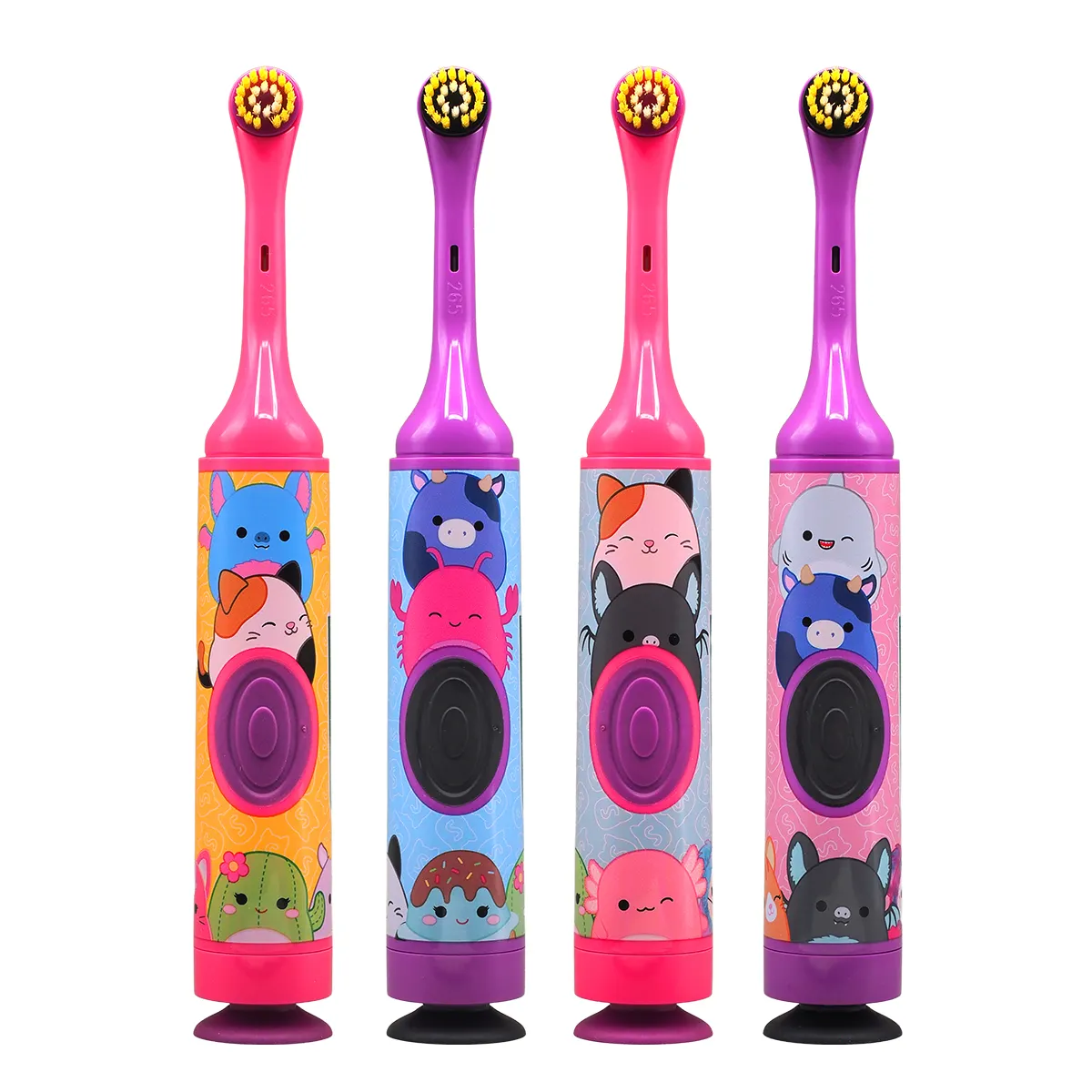 GUM Squishmallows Power Toothbrush, Soft Bristles, Oscillating, Battery-Powered, 12/Box, Item #2272SM - 12/Box, 2272SM - Image 1