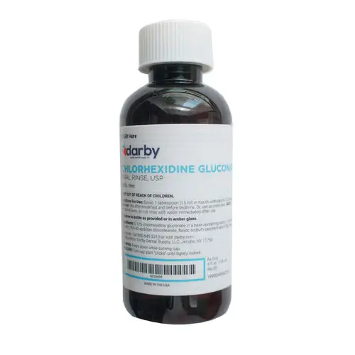 Chlorhexidine Gluconate Oral Rinse, 0.12%, Mint, 4 oz Bottle, 1999DAR04 - Chlorhexidine Gluconate, Oral Rinse, 4 oz, Mint, 1999DAR04 - Image 1