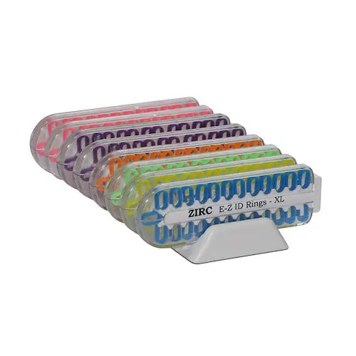 Zirc E-Z ID Instrument Rings, Extra Large, Vibrant Assorted Colors, 200/Pk, 70Z010 thumbnail 3