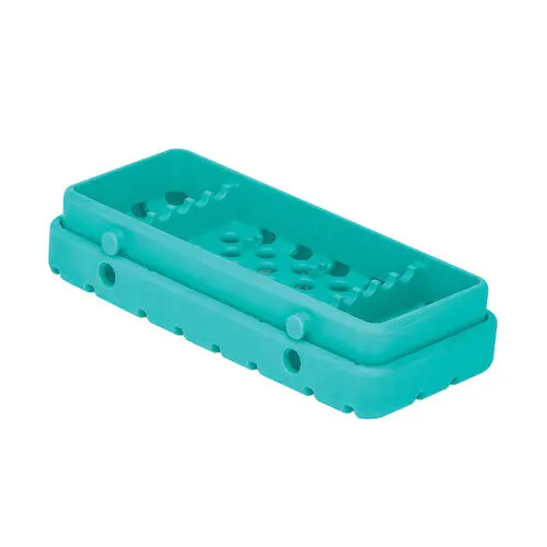 Practicon Cool Cassette 2 Size 5 Instrument Tray, Clean Green, 7141910GRE - Cool Cassette 2 Size 5 Instrument Tray Clean Green - Image 1