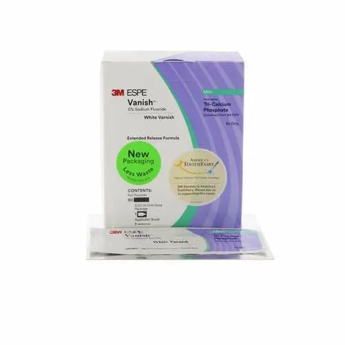 3M Vanish 5% Sodium Fluoride White Varnish with TCP, Mint, 0.5 mL Unit Dose, 50/Box, 12149M thumbnail 10