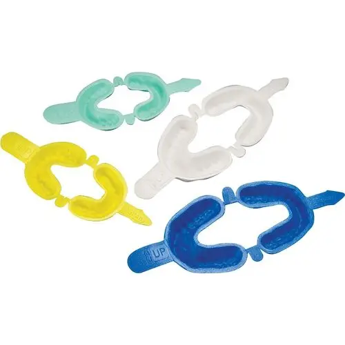 NUPRO® Dual-Arch Hinged Fluoride Tray, Small, Yellow, 50/Pkg, 130081 thumbnail 6