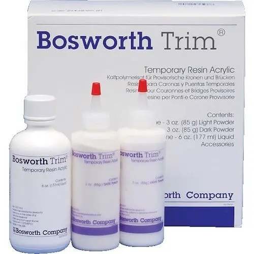 Trim Standard Kit Temporary Crown & Bridge Resin, Fast Set, Light & Dark Powder with Liquid, 0921900 thumbnail 12