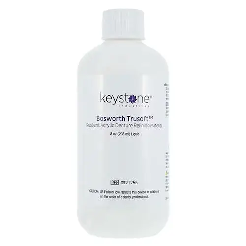 Trusoft Resilient Denture Acrylic Relining Material, Liquid, 8 oz Bottle, 0921255 thumbnail 3