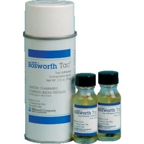 TAC Tray Adhesive Compound, Brush-On Liquid, 0.5 oz (14 ml) Bottles, Pack of 2, 0921881 thumbnail 2
