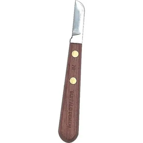 Buffalo Dental #7R Plaster & Compound Knife, Rosewood Handle, 1-1/2" Carbon Steel Blade, 55600 thumbnail 7