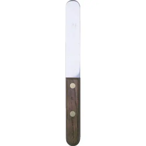 Buffalo Dental #4R Plaster Spatula, 4-1/2" Rigid Stainless Steel Blade, Rosewood Handle, 1/Pk, 79360 thumbnail 3