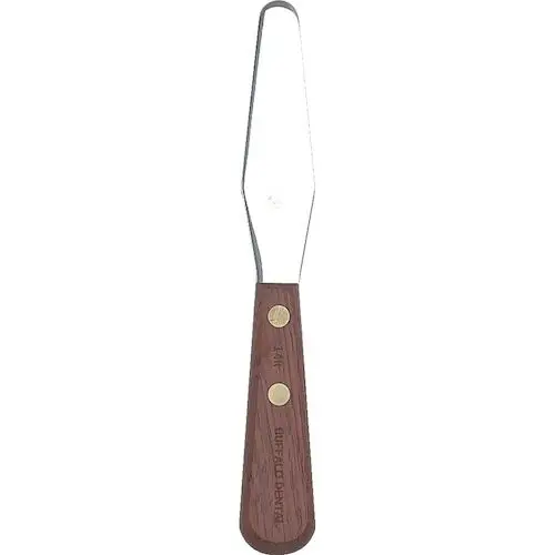 Buffalo Dental Plaster Spatula #14R, 4.25" Rigid Blade, Stainless Steel, Rosewood Handle, 79440 thumbnail 3