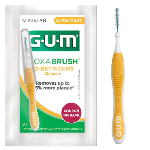 GUM Proxabrush Go-Betweens Interdental Cleaners, Ultra Tight, Tapered, 36/Box, 871PA thumbnail 3