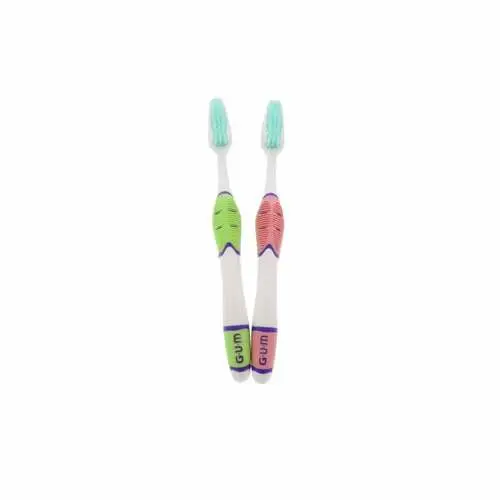 GUM Technique Sensitive Care Toothbrush, Ultra-Soft Full Head, Assorted Colors, 12/Box, 516PG thumbnail 9