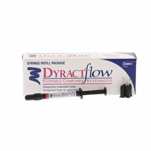 Dyract Flow Flowable Compomer Restorative Syringe Refill, Shade A2, 1.3 g, 25 Tips, 685611 thumbnail 10