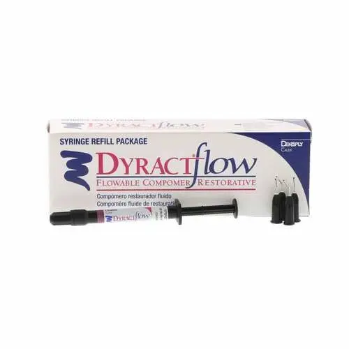 Dyract Flow Flowable Compomer Restorative Syringe Refill, Shade A4, 1.3 g, 25 Prebent Tips, 685616 thumbnail 11