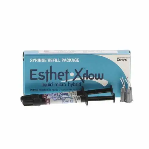 Esthet-X Flow Liquid Micro Hybrid Restorative Syringe Refill, Shade A4, 2 x 1.3 g Syringes with 30 Tips, 648023 thumbnail 7