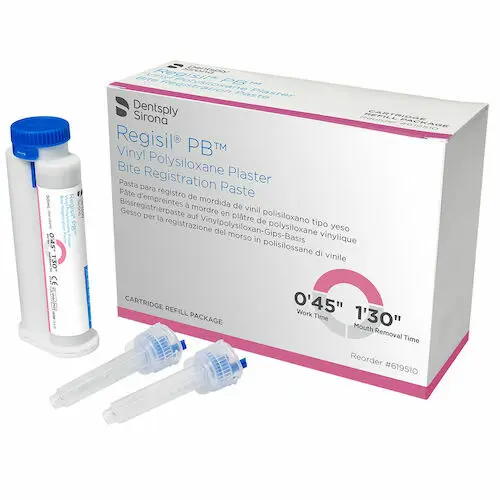 Regisil PB Vinyl Polysiloxane Plaster Bite Registration Material, 50 ml Cartridge Refill, Pink, 4/Pk, 619510 thumbnail 4