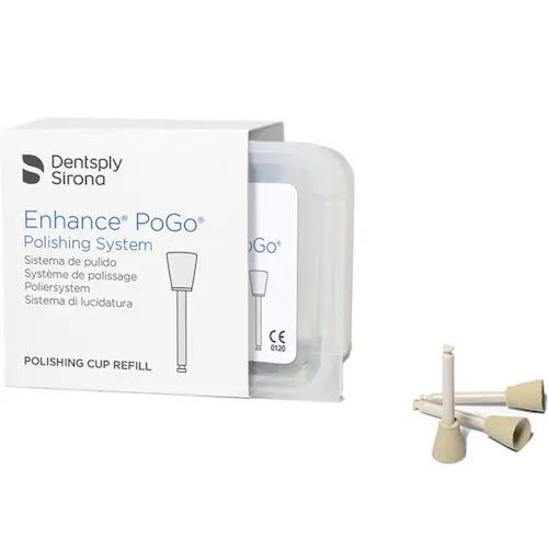 Enhance PoGo One-Step Diamond Micro Polisher Cups, RA, Refill, 40/Pk, 662023 thumbnail 12
