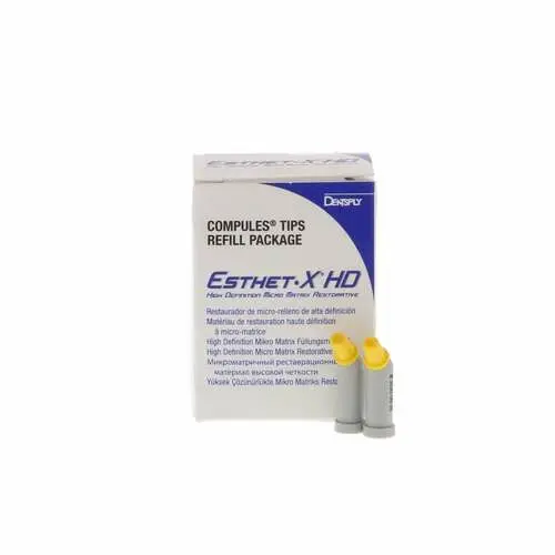 Esthet-X HD Micro Matrix Restorative Material, Compule Tip Refills, 0.25 g, Shade B2, Regular Body, 20/Pk, 630623 thumbnail 10