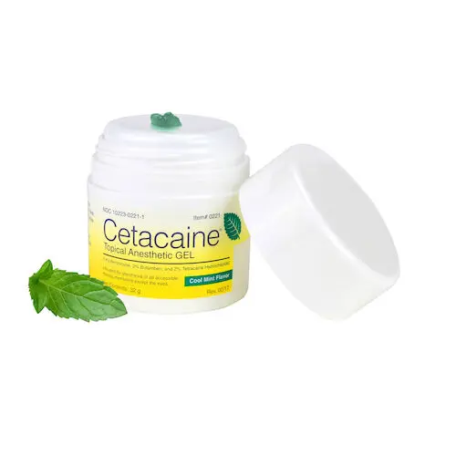 Cetacaine Topical Anesthetic Gel, Cool Mint, 32 g Pump-Top Jar, 0221 thumbnail 10