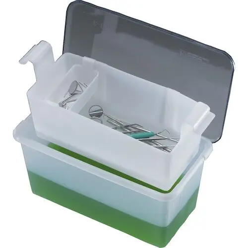 Cetylite C-Tub Instrument Receptacle, 1 Gallon, White with Gray Lid, 0106 thumbnail 10