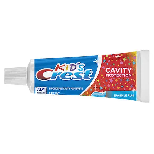 Crest Kid's Cavity Protection Toothpaste, Sparkle Fun (Bubblegum) Flavor, 0.85 oz Tubes, 72/Case, 80297304 thumbnail 3