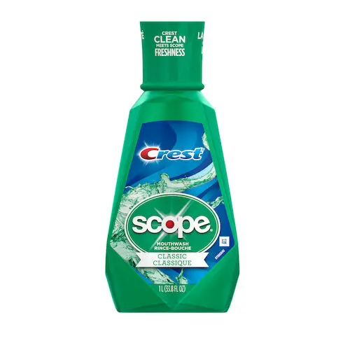 Scope Original Mint Mouthwash, Large, 6/Case, 646368 - Scope Mouthwash, Original Mint, L, 6/Case, Mint, 646368 - Image 1
