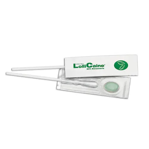 LolliCaine® Mint Topical Benzocaine Gel, 20%, Single-Use LolliPack® with Swab Applicator, 0.3 mL, 120/Pack, 360092 thumbnail 6
