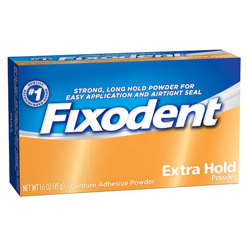 Fixodent Extra Hold Denture Adhesive Powder Plus Scope, 1.6 oz, 24/Case, 80362566 thumbnail 3