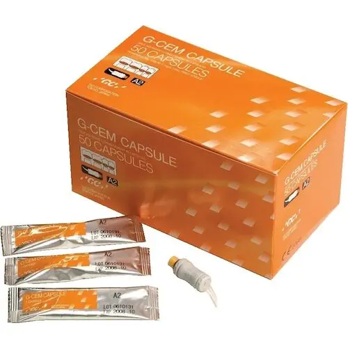 G-CEM Self-Adhesive Resin Cement Capsule Starter Kit with Applier, Assorted Shades, 50 Capsules, 439003 thumbnail 4