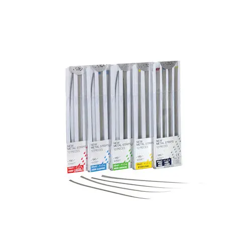 GC America Metal Finishing Strips, Refill, #200-A Width, Extra Coarse (Red), 140 Micron, 2.6 mm, 12/Pk, 000252 thumbnail 5