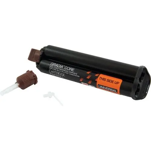 GC America GRADIA CORE Cartridge Refill, Dual-Cured Radiopaque Composite for Core Build-Up & Post Cementation, 10 mL (20 g), 1/Pk, 003652 thumbnail 4