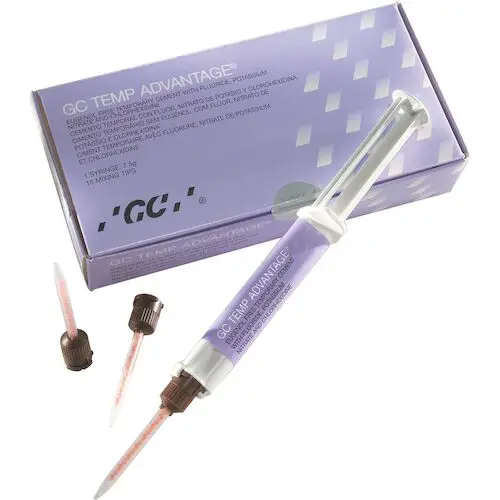 GC Temp Advantage Eugenol-Free Temporary Cement Starter Package, 7.5 g Automix Syringe with 15 Mixing Tips, 136505 thumbnail 17