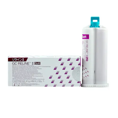 GC Reline II Soft Denture Reline Material, Automix Cartridge Refill, 48 ml (61 g), 1/Pk, 010264 thumbnail 12