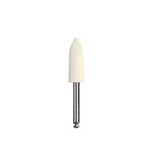 Dedeco Classic Midget Polishers, White, Ultra-Fine, RA, Shape #15, 12/Box, 4772 thumbnail 3