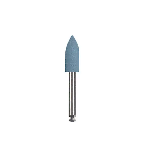 Dedeco Blue Midgets Classic Rubber Polisher, #138, Right Angle (RA), 3/32" (2.35mm) Shank, Blue, Hi-Glaze, 12/Box thumbnail 3